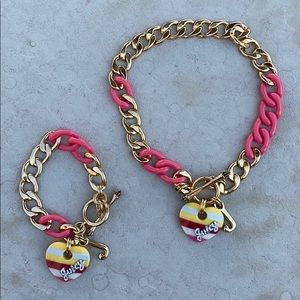 Juicy Couture necklace & bracelet